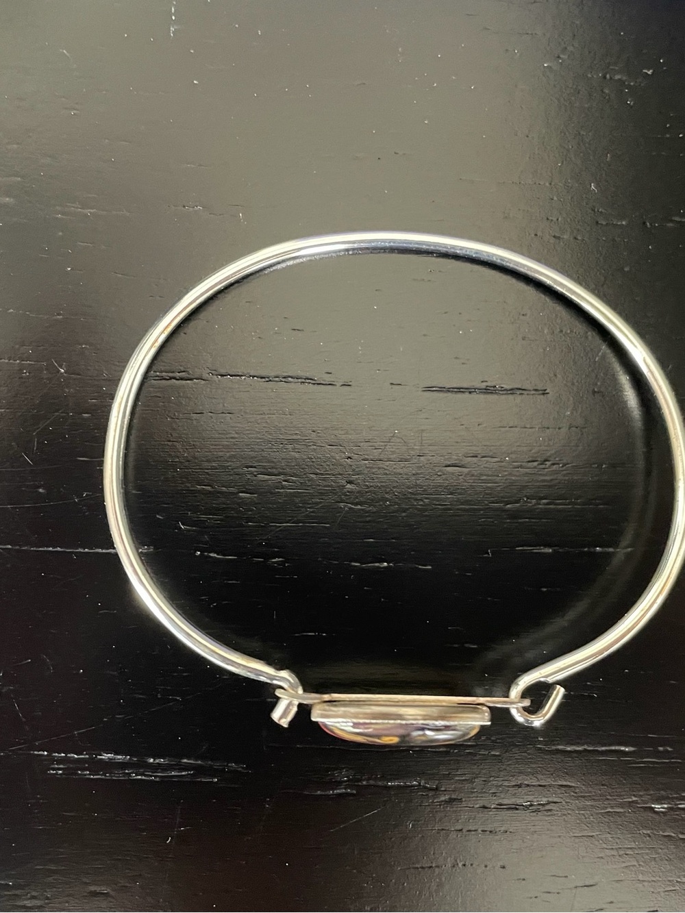 Silver Heather Resin Bangle Bracelet in Multicolor
Made in Scotland - Picture 5 of 8